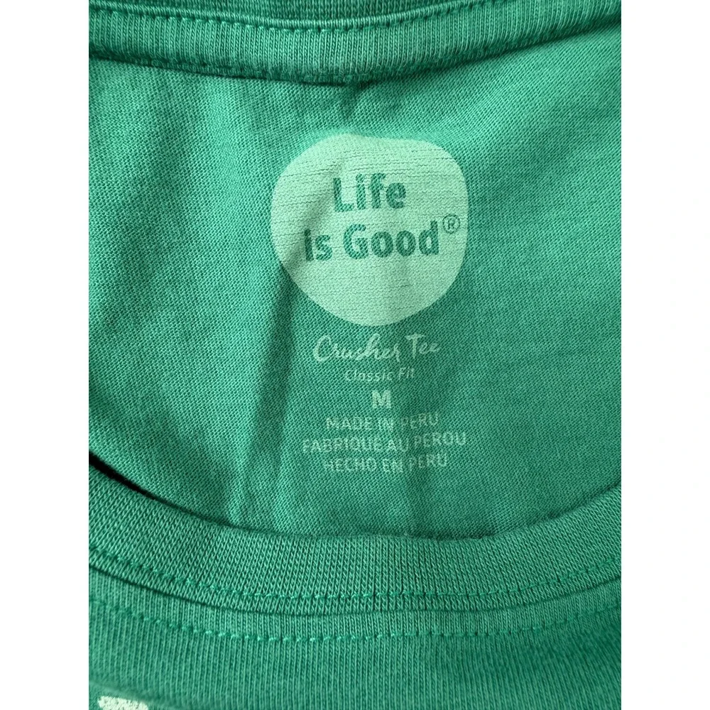 Life is Good‎ Womens Crusher Tee Green My Family Puts the FUN in Dysfunctional M
